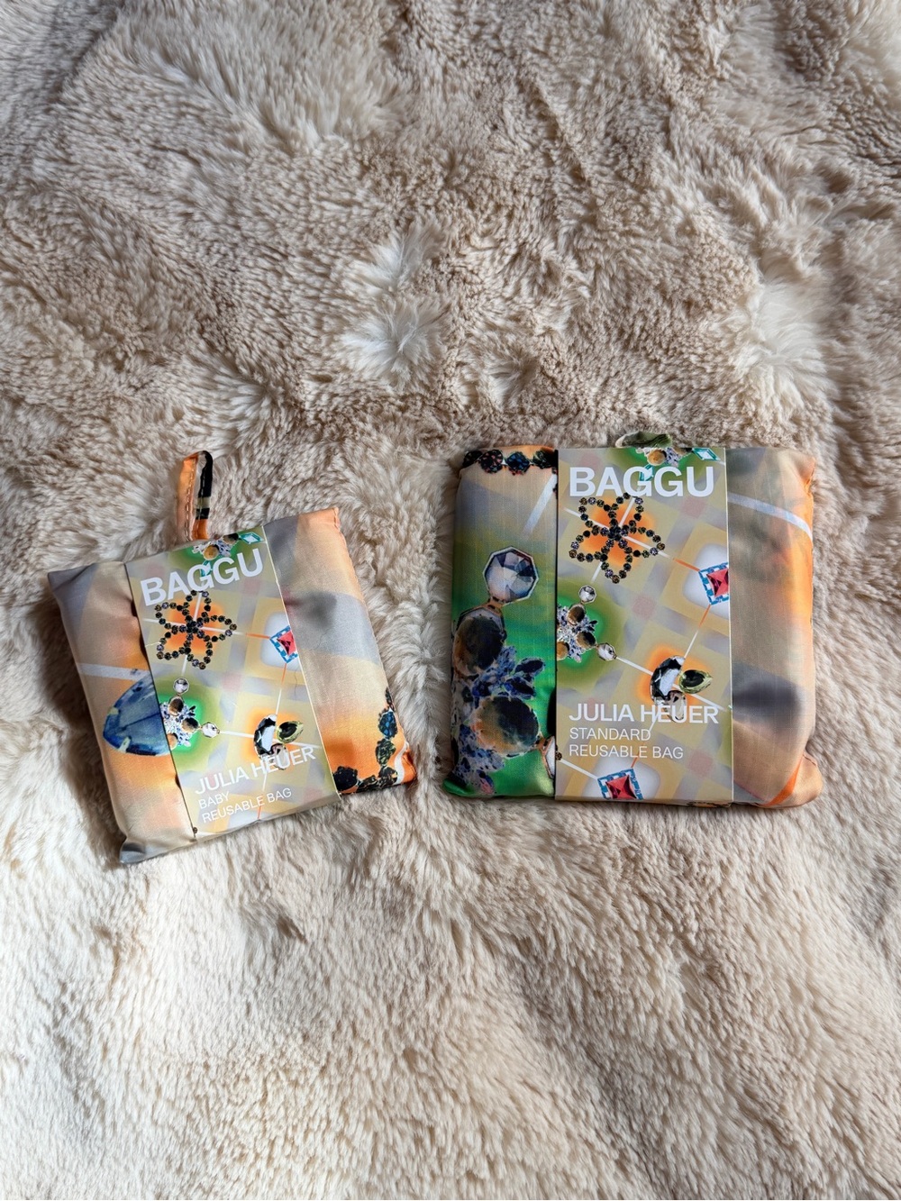 BAGGU x Julia Heuer Reusable Bag Set in Raisa